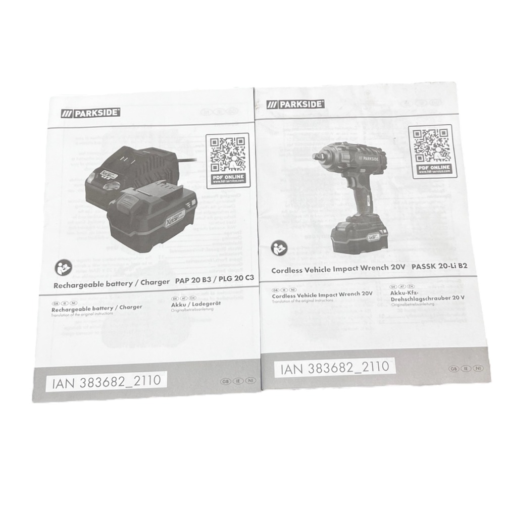 Parkside 20V Cordless Vehicle Impact Wrench Own4Less